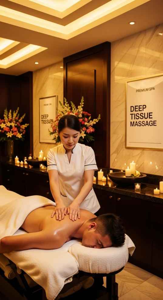 Deep Tissue Massage at Emari International Spa
